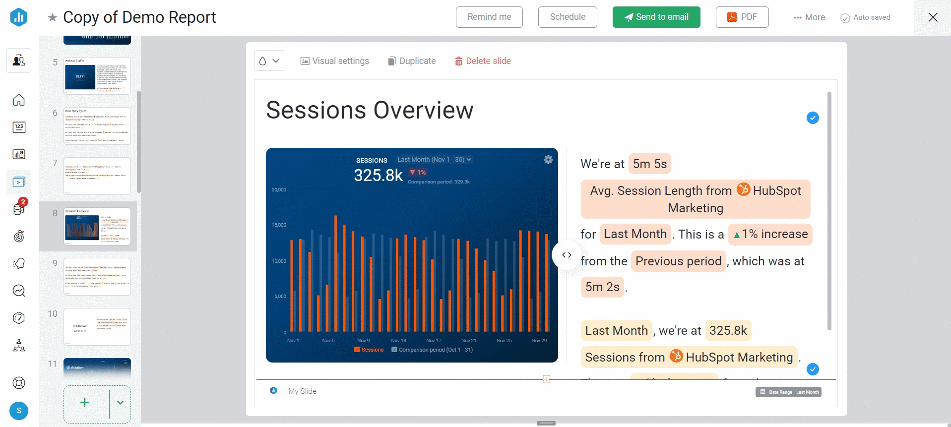 date range report