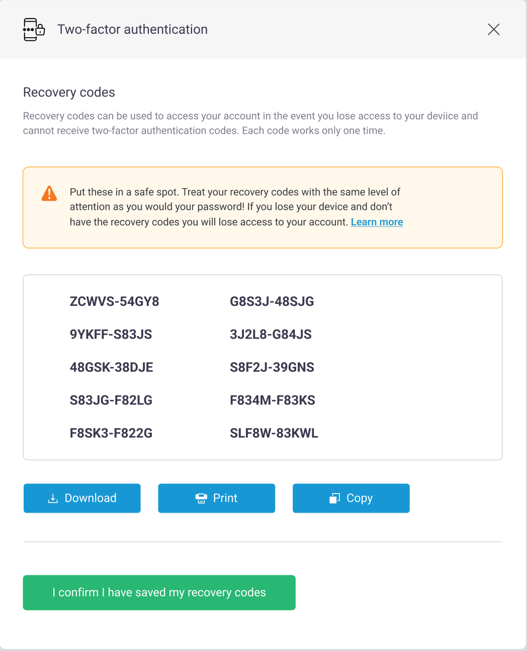 Recursive two-factor authentication issue - You need a code to get